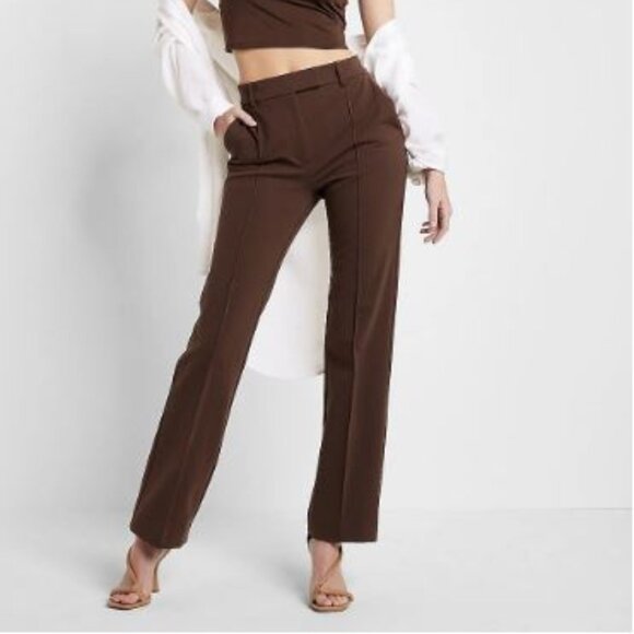 Express High Waisted Seamed Bootcut Pant - size XL